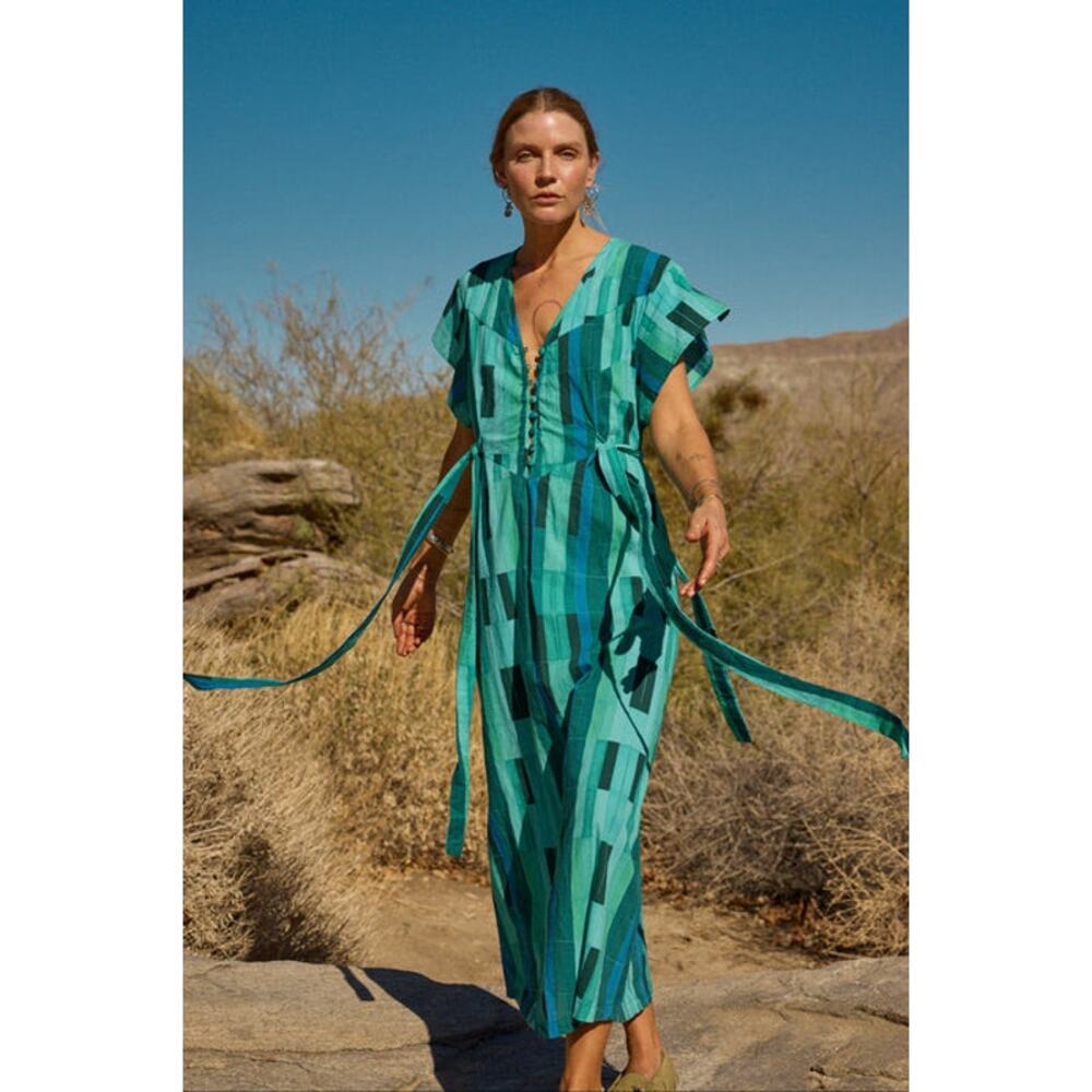 Natalie Martin Monica Dress in Sea Glass Green